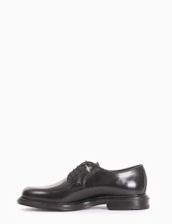 Sale Stringata derby con tacco 3cm semplice ed elegante pelle Uomo Stringate