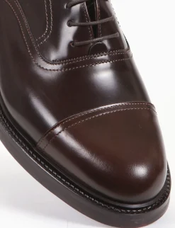 Online Stringata Oxford con fondo cuoio e soletto in vera pelle testa Uomo Stringate