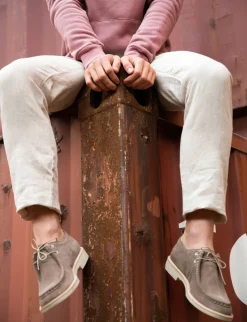 Stringate camoscio Uomo Stringate