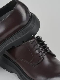 Clearance Stringate pelle bordo' Uomo Stringate