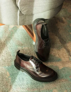 Hot Stringate pelle bordo' Uomo Stringate