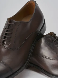 Clearance Stringate pelle testa Uomo Stringate