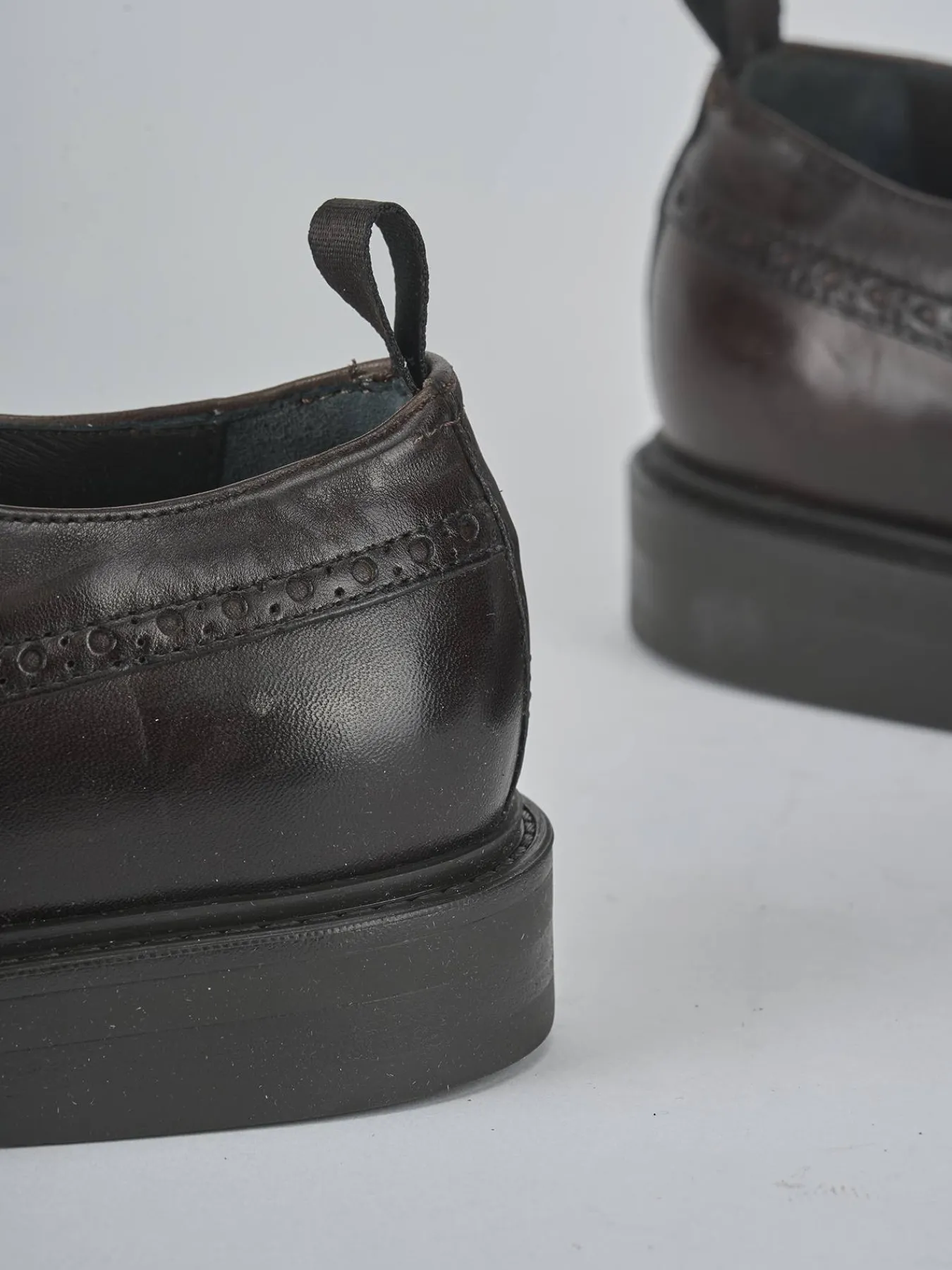 Stringate pelle testa Uomo Stringate