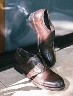 Stringate pelle testa Uomo Stringate