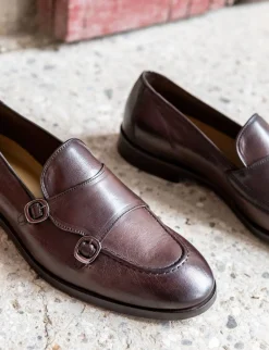 Sale Stringate pelle testa Uomo Stringate