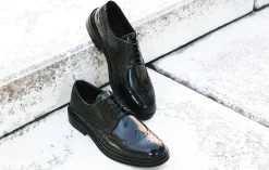 Clearance Stringate tacco 1cm pelle Donna Stringate