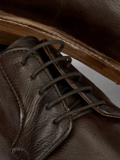 New Stringate tacco 1cm pelle testa Uomo Stringate