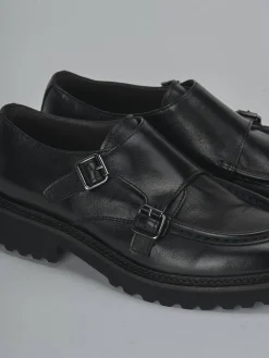 Stringate tacco 2cm pelle Donna Stringate