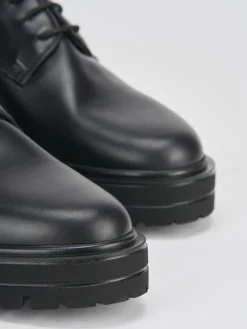 Stringate tacco 2cm pelle Donna Stringate