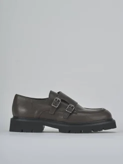 Discount Stringate tacco 2cm pelle testa Donna Stringate