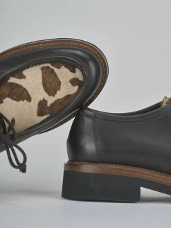 Outlet Stringate tacco 2cm pelle testa Donna Stringate