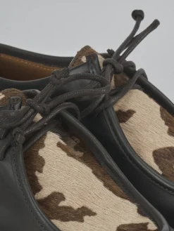 Outlet Stringate tacco 2cm pelle testa Donna Stringate