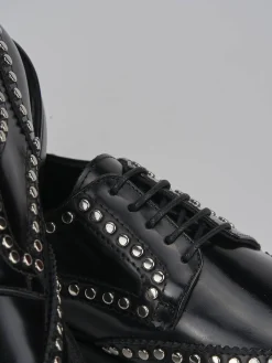 New Stringate tacco 1cm pelle Donna Stringate