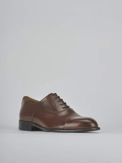 Discount Stringate tacco 1cm pelle Uomo Stringate