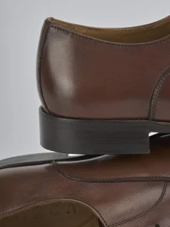 Discount Stringate tacco 1cm pelle Uomo Stringate