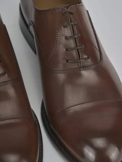 Discount Stringate tacco 1cm pelle Uomo Stringate