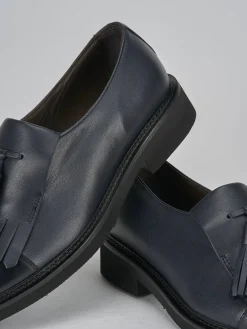 Outlet Stringate tacco 2cm pelle Donna Stringate