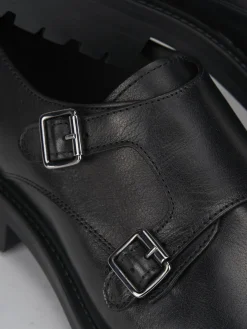 Sale Stringate tacco 2cm pelle Donna Stringate