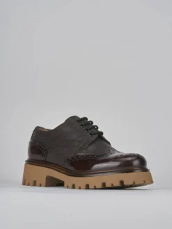 Best Stringate tacco 2cm pelle testa Donna Stringate