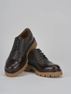 Best Stringate tacco 2cm pelle testa Donna Stringate