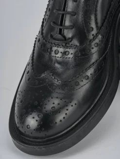 Sale Stringate tacco 2cm pelle Donna Stringate