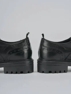 Sale Stringate tacco 2cm pelle Donna Stringate