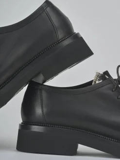 Clearance Stringate tacco 2cm pelle Donna Stringate