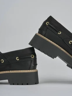 Discount Stringate tacco 3cm pelle Donna Stringate