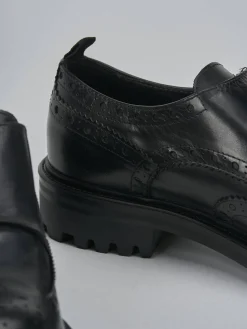 Outlet Stringate tacco 2cm pelle Donna Stringate