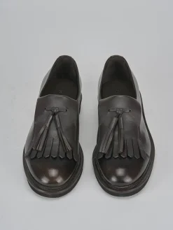 New Stringate tacco 2cm pelle testa Donna Stringate